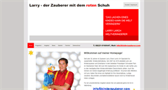 Desktop Screenshot of kinderzauberer.com